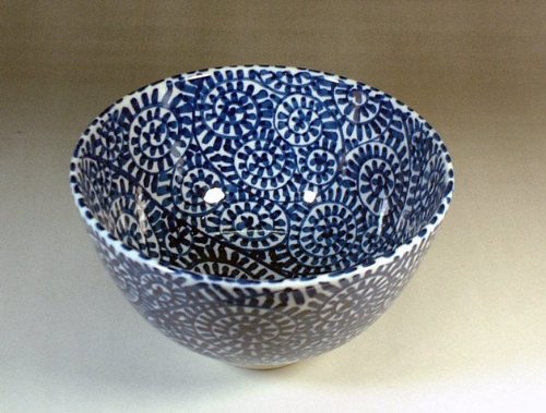 抹茶碗　タコ唐草紋様 抹茶碗タコ唐草紋様